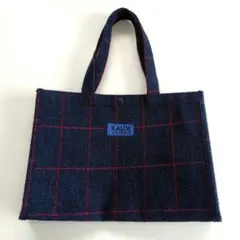 KALDI チェック柄 トートバッグ ウィンターバッグ