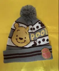 ディズニー　くまのプーさん　ニット帽子