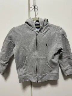 お値下げ！Polo Ralph Lauren グレー フード付きパーカー 4T