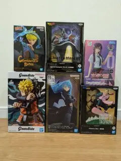 アニメキャラクター プライズフィギュア6体セット【最新フィギュア含む】
