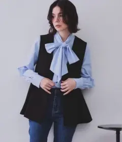 OPAQUE.CLIP オペークドットクリップ ペプラムジレ セレモニー XL