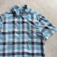 THE NORTH FACE 半袖 チェック シャツ L ストレッチのサムネイル
