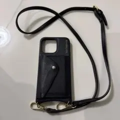 BANDOLIER iPhone15プロマックス 本革ケース　ストラップ付き