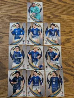 EPOCH　2025-26 　サッカー日本代表　10枚セット　サムライブルー