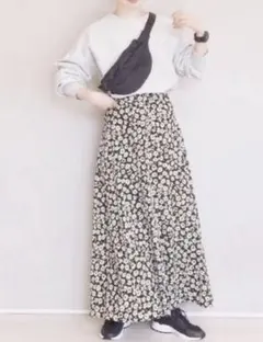 ♡美品·ローリーズファームLOWRYSFARMハナクルミボタンAラインスカート♡