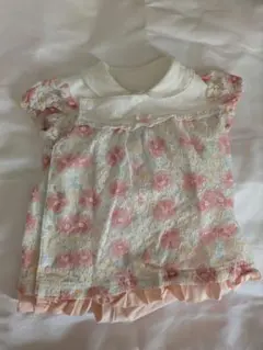 花柄フリルロンパース コンビミニ