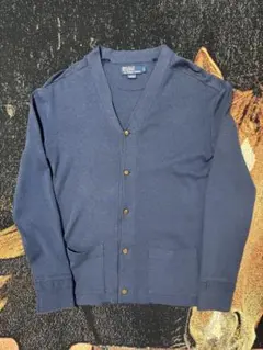 90s Polo Ralph Lauren カーディガン　ポニー無し　ネイビー