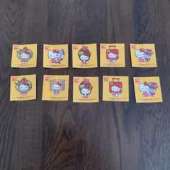 ヤマト運輸　ハローキティ 宅急便50周年 ステッカー 10枚