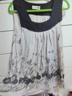 ScoLar ノースリーブ 花柄 トップス Мサイズのサムネイル