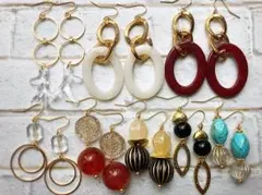 ハンドメイドピアス イヤリング 3点 ③