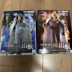 ワンピース THE出航 フィギュア クザン サカズキ 2体セット