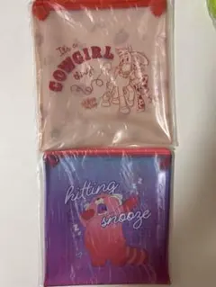 PIXAR Happy 쿠지 K賞 フラットポーチ 2種セット