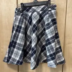 pom ponette junior S 140 チェック スカート