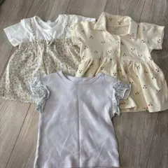 キッズ 子供用 夏服 半袖 女の子 3点まとめ売り95cm