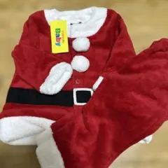 【帽子なし】サンタ　クリスマス　コスチューム　衣装　着ぐるみ　80