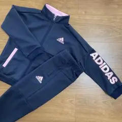 adidas アディダス　ジャージ上下セット　１２０　ピンク　セットアップ