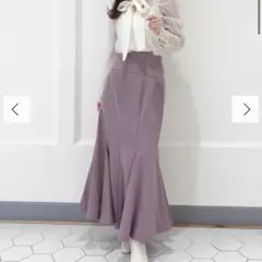 ストレッチツイルマーメイドフレアスカート