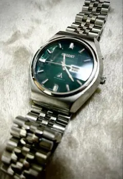 70年代 ORIENT 自動巻き 9カットガラス 27JEWELS 年代物