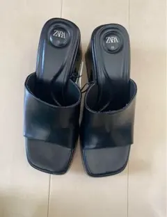 ZARA ハイヒールプラットフォームサンダル