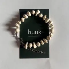 ビーズブレスレット　White