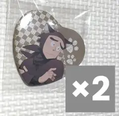 忍たま乱太郎 忍たま 諸泉尊奈門 ナンジャ ハート缶バッジ 送料込み