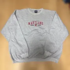 希少　90s USA製 ヴィンテージ　カレッジスウェット　古着　ヘビーウエイトのサムネイル