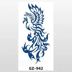 ジャグアタトゥーシール＊GZ-942 フェニックス　鳳凰