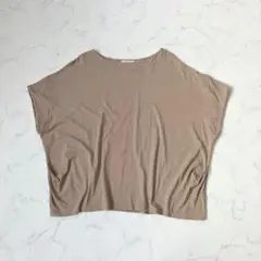 CLASSICALELF/ドルマンTシャツ/M/ベージュ/綺麗め/シンプル