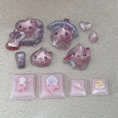 シールおすそ分け　ボンボンドロップシール　しずくちゃん　タイルシール　カービィ