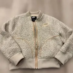 Nike クリーム色 フリースジャケット XS