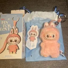 ラブブ PIN FOR LOVE イニシャル アルファベット　【U】