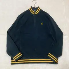 【90s】ポロ ラルフローレン ハーフジップ スウェット ヴィンテージ ナイガイ