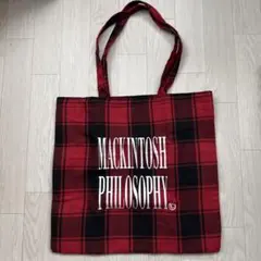 MACKINTOSH PHILOSOPHY チェック柄トートバッグ