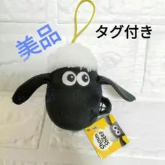★美品タグ付き★ひつじのショーン　フェイスマスコット　ショーン　キーホルダー