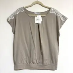 新品☆ロペピクニック　フレンチスリーブトップス　Tシャツ レース