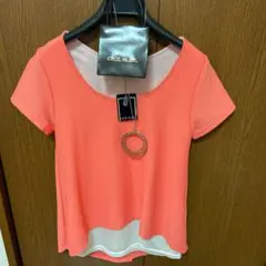 CECIL McBEEセシル 半袖カットソー オレンジＭ