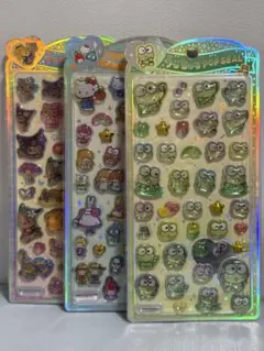 正規品うるちゅるPOPシール 3種セットのサムネイル
