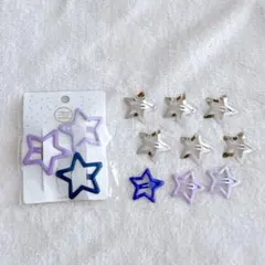 ヘアピン 12個 星 可愛い ヘアアクセサリー 子供 大人 イベント オシャレ