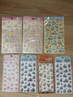 ★サンリオぷくっとシール4点セット＆おまけシール3点