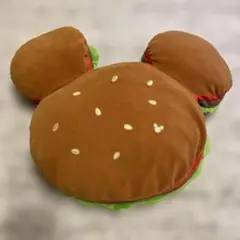 ディズニー ミッキー ハンバーガー クッション
