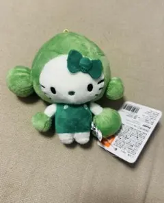 藻キティ ぬいぐるみ キーホルダー マスコット ハローキティ