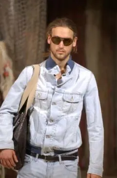 03SS DOLCE&GABBANA リブハイネックデニムジャケット Gジャンのサムネイル