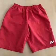 値下！YONEXバドミントン⭐︎短パンパンツ赤色⭐︎サイズユニS