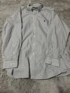 90`s polo Ralph Lauren ストライプシャツ。