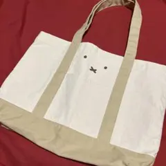 トートバッグ　キャンパストートバッグ　ミッフィー　フェイス