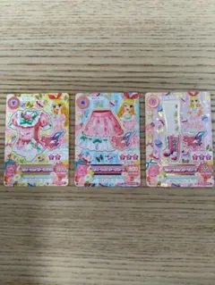 アイカツ【星宮いちご】スウィートカップケーキコーデ 3枚セット