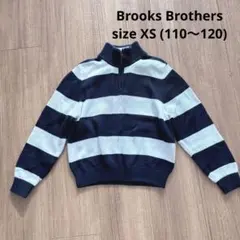 Brooks Brothers ハーフジップセーター　ネイビーとホワイト