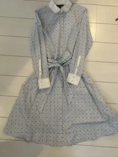 ブルックスブラザーズ　ワンピース　シャツ　4 ブルー