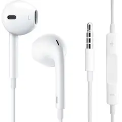 ☘️ 有線イヤホン マイク付き 通話可能 インナーイヤホン型 白