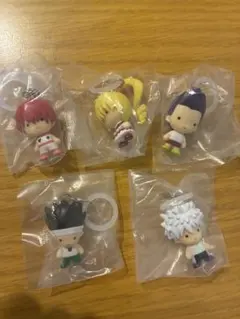 HUNTER×HUNTER カプセルラバーマスコット 5種セット　コンプリート
